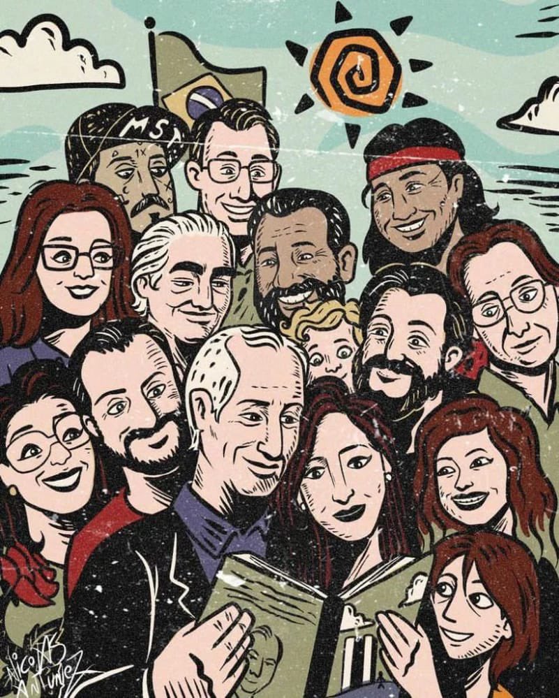 Somos uma frente que faz frente ao atraso.
Estamos na frente porque o que vem atrás é muito ruim.
Sou frente porque o verso é pura contradição.
Ando na frente porque o atrás tem me esquecido.
A frente é porta de entrada para o novo…e o novo sempre vem!!