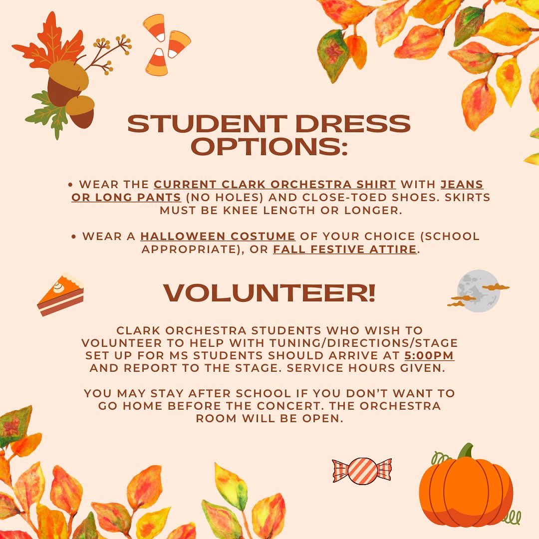 Clark HS Orchestra 🐾 tweet media