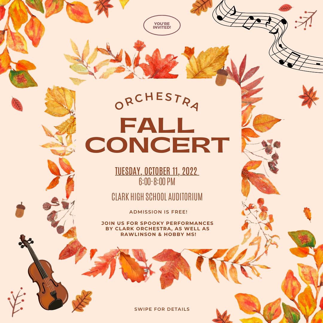 Clark HS Orchestra 🐾 tweet media