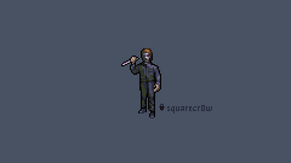 squarecr0w's tweet photo. Michael Myers #pixelart #Halloween https://t.co/PPkCsJB7Am