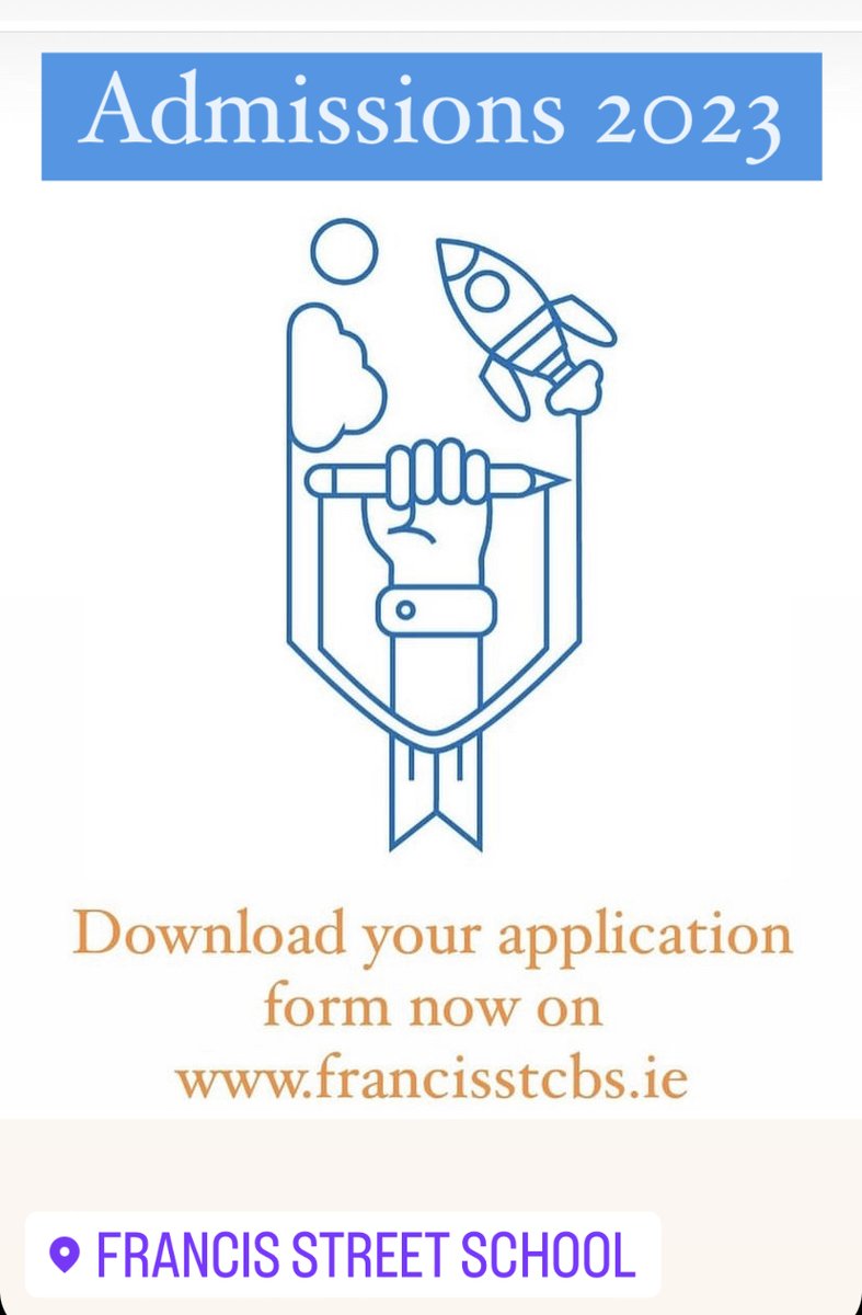 FrancisStSchool's tweet image. Admissions for 2023/2024 Junior Infants &amp;amp; 2nd class are now open… download your application form now at francisstcbs.ie or contact the school for more information! #franner #school #admissions #infants #enrolments