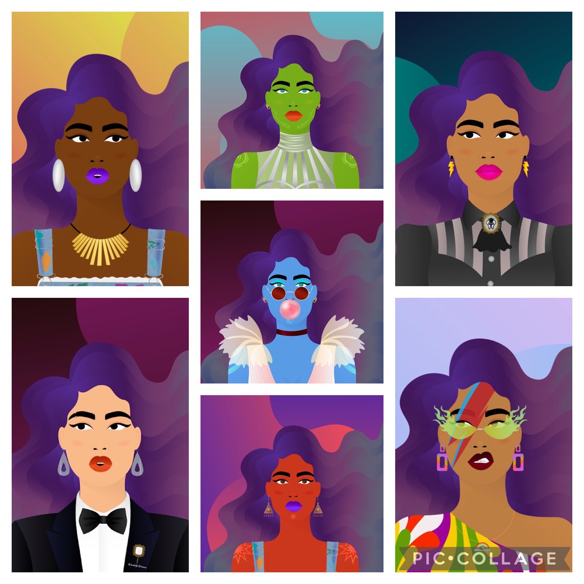 Noodz2929's tweet photo. Just wanted to take a minute to show appreciation for how timeless and amazing @YKarkai art is. 
She is incredibly talented and I still love looking at my WoW collection every day 🙏🏽❤️
Hopefully I’ll be able to add one of her 1/1 pieces to our collection one day 🤞🏽 https://t.co/zW7Gcf3dj6