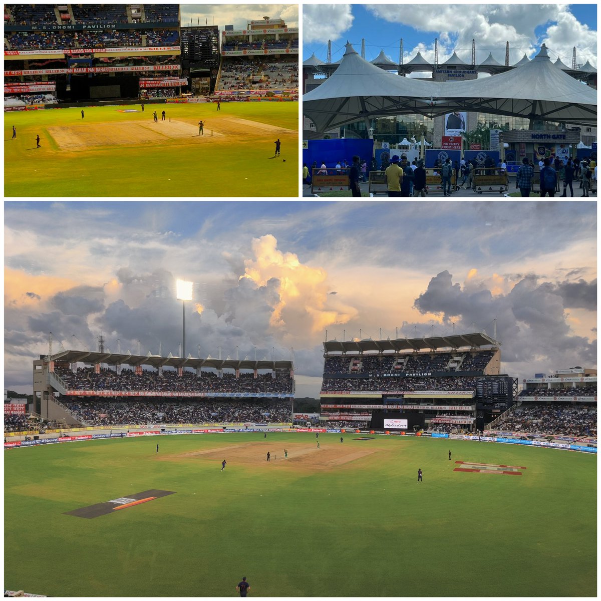 Jeethoney27's tweet photo. What a special day in our very own city Ranchi ! Thanks to @Dream11 for providing Hospitality tickets !

Special thanks to #MithunSir for managing everything so well !

Watching India’s victory from VIP box was icing on the cake !

#Dream11 #INDvSA #Ranchi #JSCA #CricketTwitter https://t.co/kbnUEa5KCh