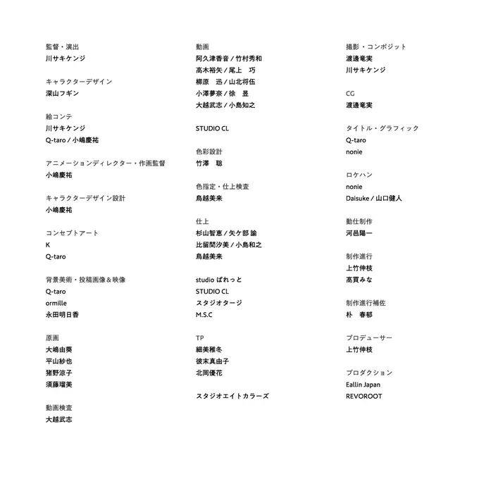 キャラクターデザイン③ 