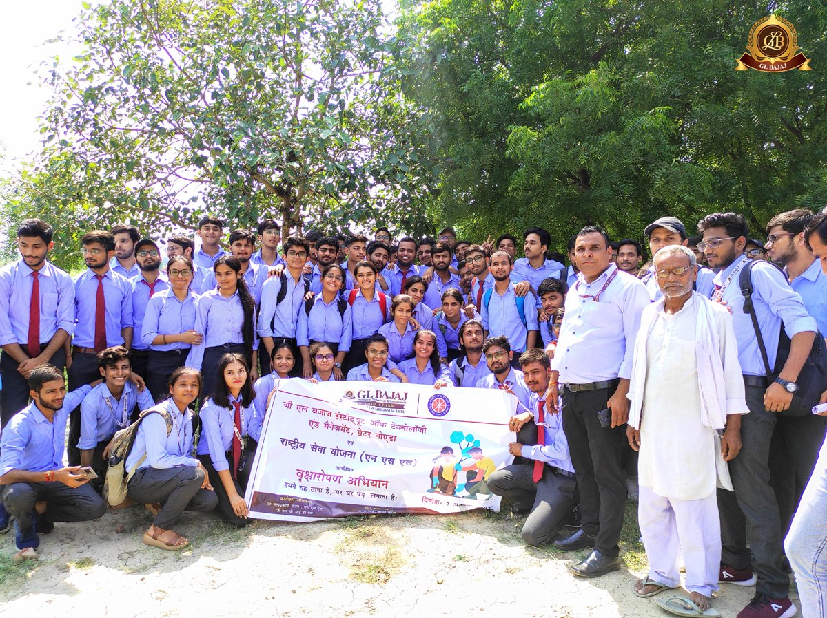 glbajaj's tweet photo. The National Service Scheme Unit 1&amp; 3 of #GLBajaj Institute of Technology and Management organised a #TreePlantationDrive on the occasion of #GandhiJayanti and #WorldNatureDay at Dankaur Town.  
#glbitm #GLBajajCollege #cultural 
#treeplanting #nature #naturelovers  #NSS https://t.co/3GIPoVymmA