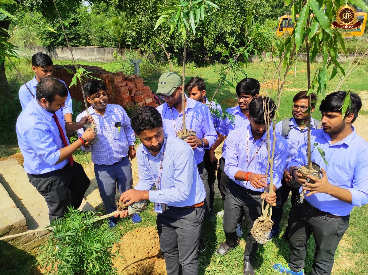 glbajaj's tweet photo. The National Service Scheme Unit 1&amp; 3 of #GLBajaj Institute of Technology and Management organised a #TreePlantationDrive on the occasion of #GandhiJayanti and #WorldNatureDay at Dankaur Town.  
#glbitm #GLBajajCollege #cultural 
#treeplanting #nature #naturelovers  #NSS https://t.co/3GIPoVymmA