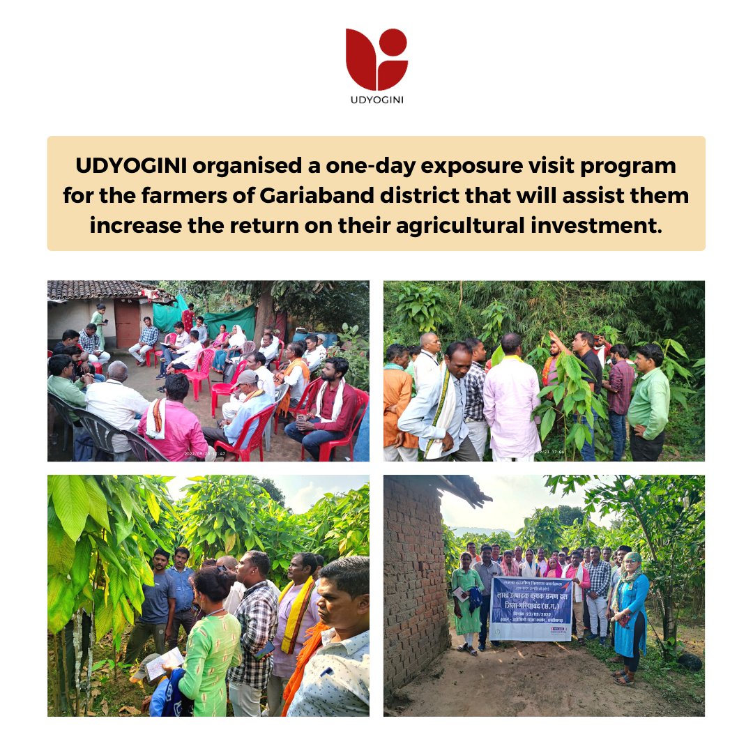 Udyogini1's tweet photo. Main goal of trip was to help farmers in learning about most effective practices of #lacproduction in different villages of Kanker Block, which will help them get higher returns on their crop investment. Farmers were pleased with tour, & are eager to learn more about #lacfarming. https://t.co/j0irkWSkX4