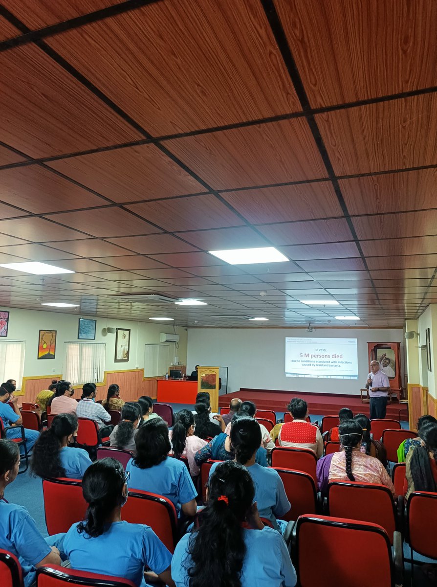 ItPrevent's tweet photo. As a part of PREVENTIT, a 2-day teaching module on antibiotic resistance &amp; infection control practices by Dr Carlos Palos, Professor, Catholic University-Portugal was organized by the Amrita Viswa Vidapeetham at Amrita Institute of Medical Sciences, Kerala during 26-28 Sept 2022 https://t.co/8rnv7ecKyW