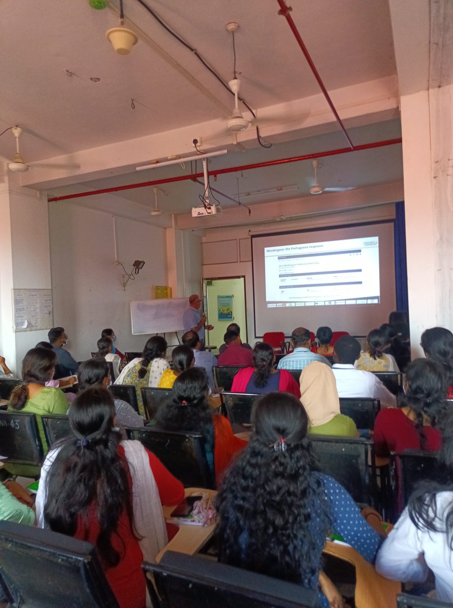 ItPrevent's tweet photo. As a part of PREVENTIT, a 2-day teaching module on antibiotic resistance &amp; infection control practices by Dr Carlos Palos, Professor, Catholic University-Portugal was organized by the Amrita Viswa Vidapeetham at Amrita Institute of Medical Sciences, Kerala during 26-28 Sept 2022 https://t.co/8rnv7ecKyW