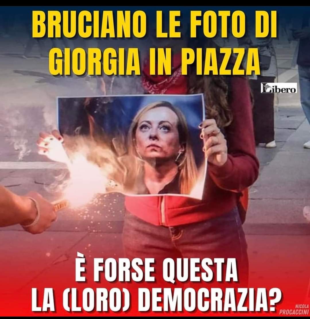 I veri Fascisti in Italia sono gli antifascisti. La sinistra porterà la guerriglia in piazza e qualcuno si farà male seriamente! (1/1)