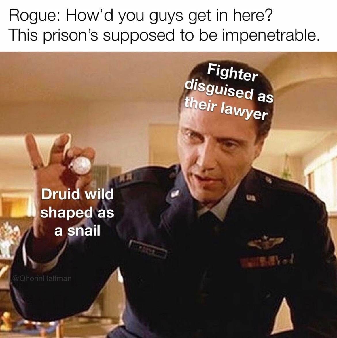 DND Memes on Twitter "Itty bitty living space ⚔️🤣 credit to