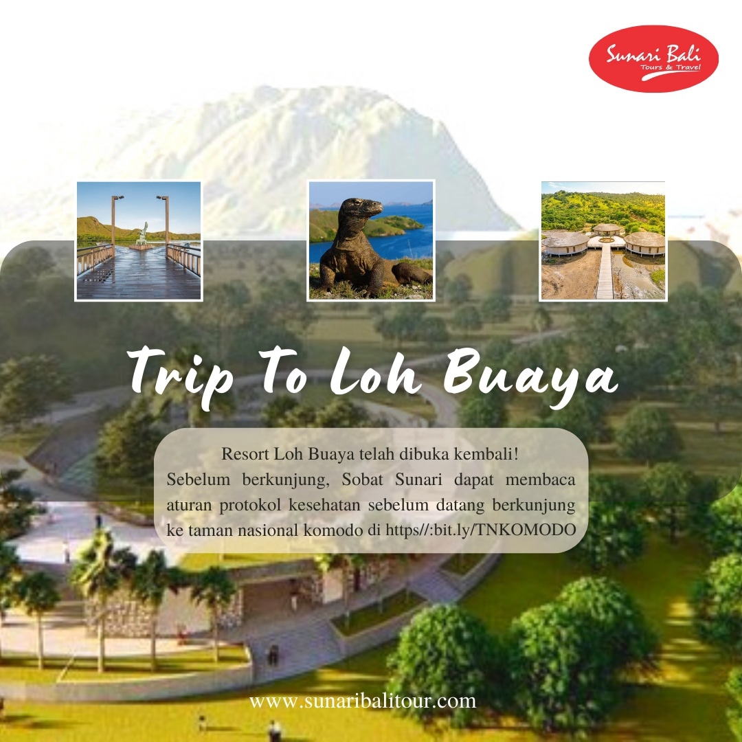SunariTours's tweet photo. Ada kabar baik nih untuk sobat sunari! Resort Loh Buaya telah di buka. Yuk keluarin jurus pamungkas travellingmu, buruan pesan tiket nya sekarang! https://t.co/6c7h2mFa2T