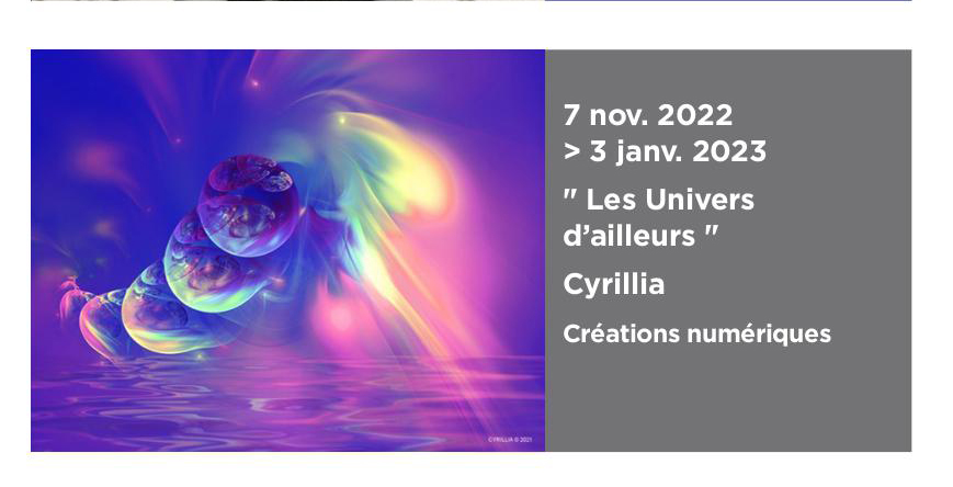 Cyrillia4's tweet photo. J'ai l'immense plaisir de vous annoncer prochainement mon exposition  "Les Univers d'Ailleurs" sur le thème du zodiaque.
Art'micalement,

#artist #art #artdigital #auvergne #hauteloire #lepuyenvelay #exposition #galerie #zodiacsigns #zodiac #signeastrologique #3d https://t.co/YKZz6xpfqq