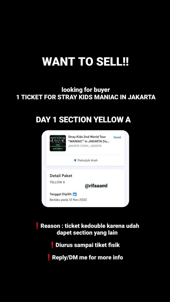 sivariken's tweet photo. Bantu adik aku, akun yg tertera di foto ini akun IG ya..
Siapa tau ada yg minat bisa DM aku dulu.

#MANIACinJKT WTB WTS https://t.co/gAwOZwDWrc