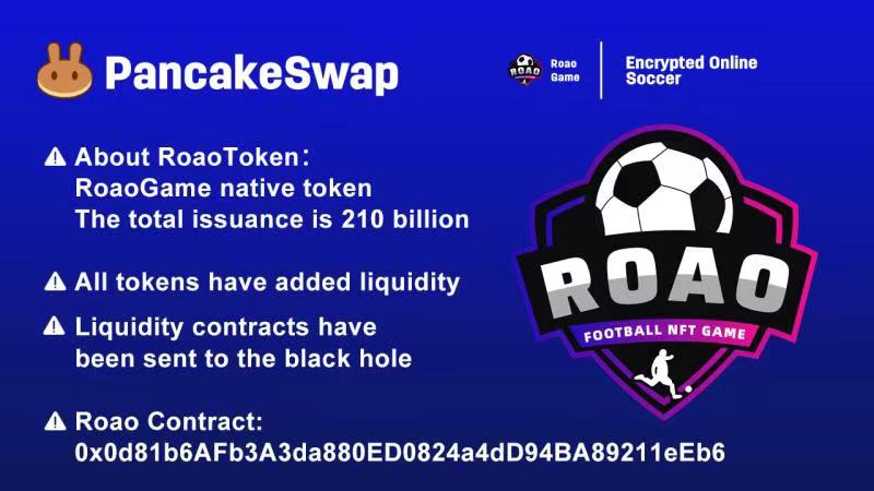 RoaoGame's native Token—Roao is now listed on Pancakeswap

trade now:
pancakeswap.finance/swap?inputCurr…