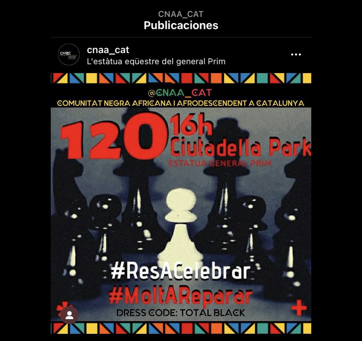📅 12 d'octubre
🕐 16.00
📍 Monument de General Prim

#12octubrenadaquecelebrar

Más info aquí:
instagram.com/reel/CjbXI-ijl…