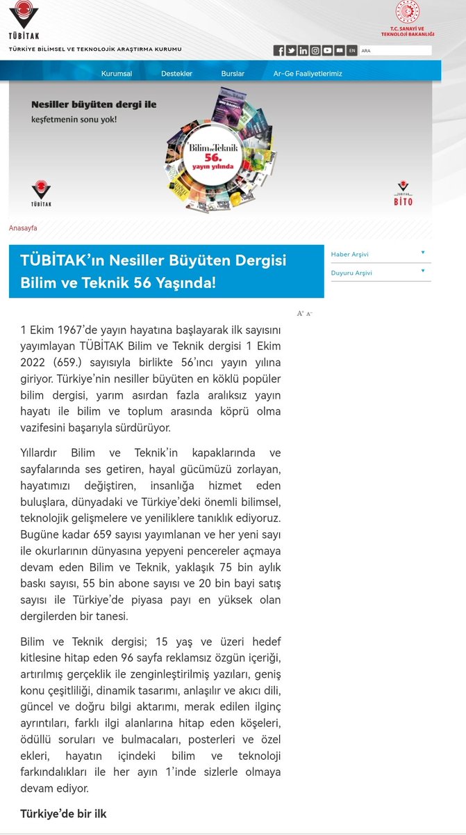 BitlisMemARGE's tweet photo. TÜBİTAK'ın 1 Ekim 1967'de yayınlamaya başladığı Bilim ve Teknik dergisi 56. yayın yılına girdi. @Bitlis_Mem @BilsemBitlis @bitlis100yil @tatvanmem13 @Guroymak_MEM @hizanmem @MutkiMEM @AhlatIlce @AdilcevazM https://t.co/RfrX4TxAB6