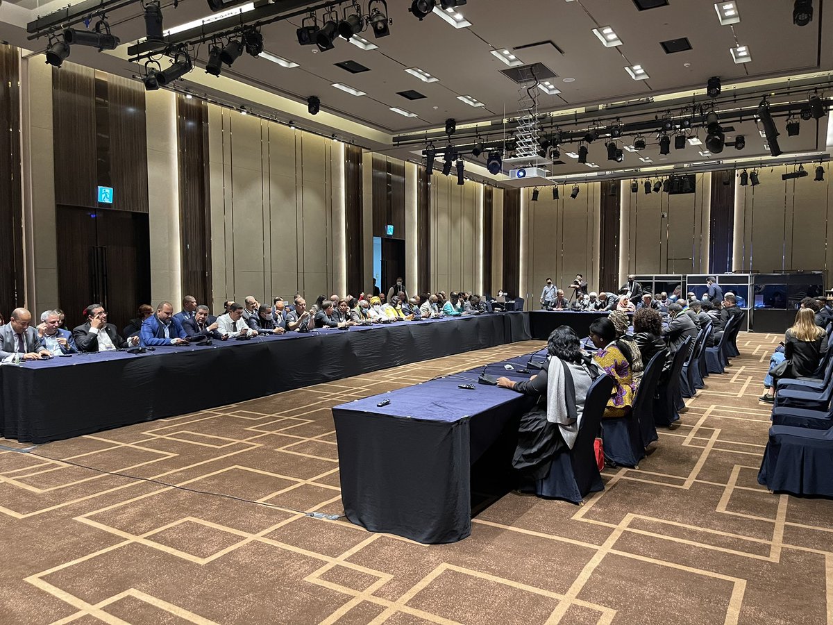 UCLGAfrica's tweet image. UCLG Africa caucus to prepared our members to elective assembly and the rest of the @uclg_org world congress 🔴 Africa is well represented ✨📣. #UCLGCongress . Our president @ABDELMALICKf  lead the caucus. @LoweMayor @ralgarwanda @SALGA_Gov @Fnct02 @AMPCC2 @MARHELELANGA