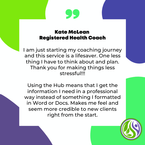 holisticnhub's tweet photo. Check out this review from Kate McLean, Registered Health Coach. Kate says that the HUB has been a lifesaver for her in starting her business. The HUB offers a professional way to format forms and allow her to seem more credible to her clients, right from the beginning. https://t.co/T9tvON2duk
