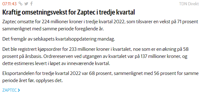 GeguWattup's tweet photo. $ZAP fortsætter væksten og eksporten stiger.
Omsætning på 224 millioner mod 217 forventet.

Fremtiden er ekstremt interessant her og Zaptecs lange levetid i branchen+dataindsamling giver dem med al sandsynlighed store fordele! 

Tanker @GunstPhilip /godtfolk fra @aktieuniverset ? https://t.co/0OQk4ru97K
