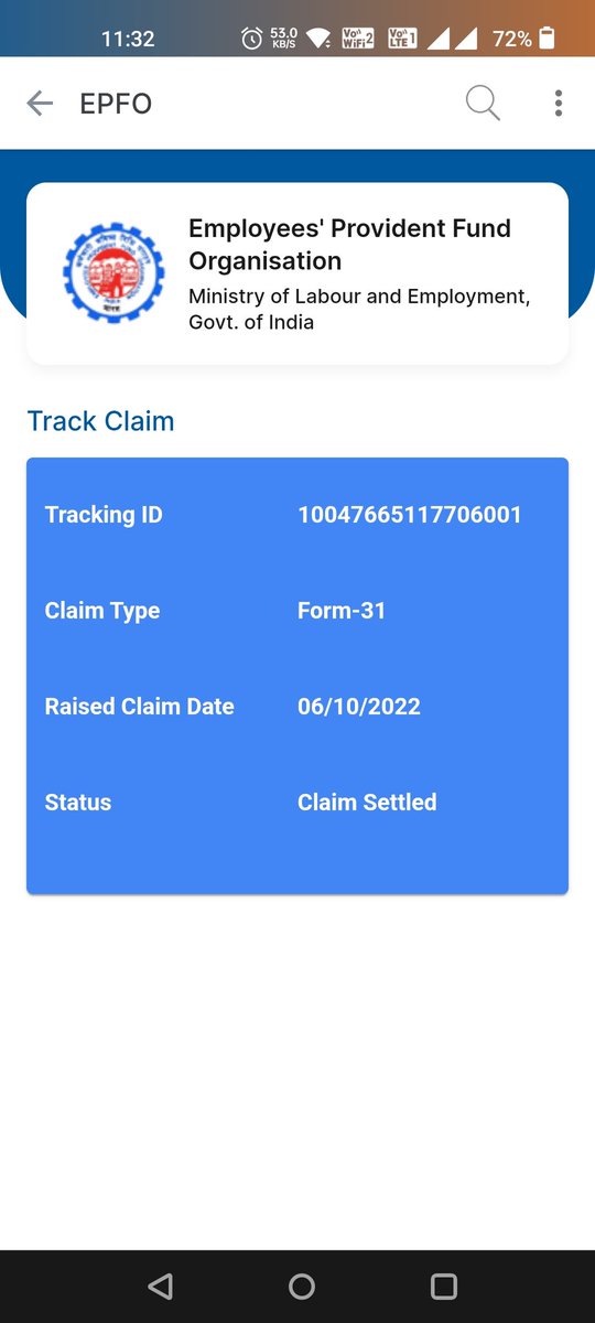 somadares's tweet photo. @socialepfo @rochennaisouth @epfotambaram Hi,My claim Has been settled &amp; is been listed in the UAN website.I claim advance amount of 50000.Still it hasn't been credited in my Bank Account..Why?Pls help.

PFA Screenshot https://t.co/O4yI024wKC