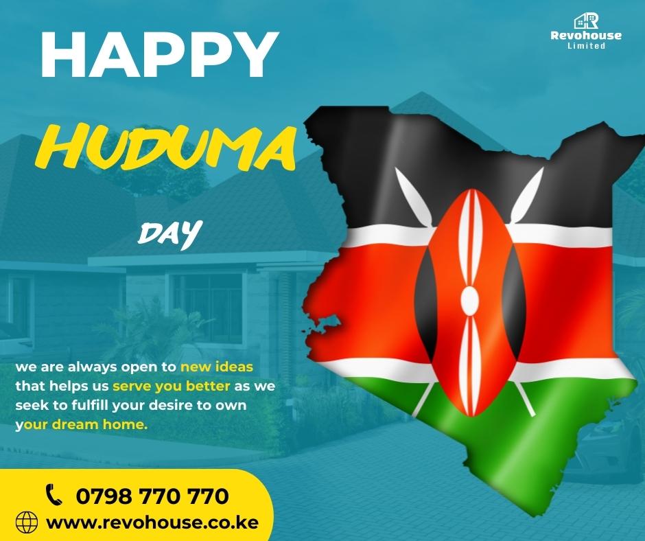 revohouseltd's tweet photo. we are always open to new ideas that helps us serve you better as we seek to fulfill your desire to own your dream home.
Happy Huduma Day!
#Revohomes #Revohouse #HudumaDay #Holiday https://t.co/po18FfKzVd