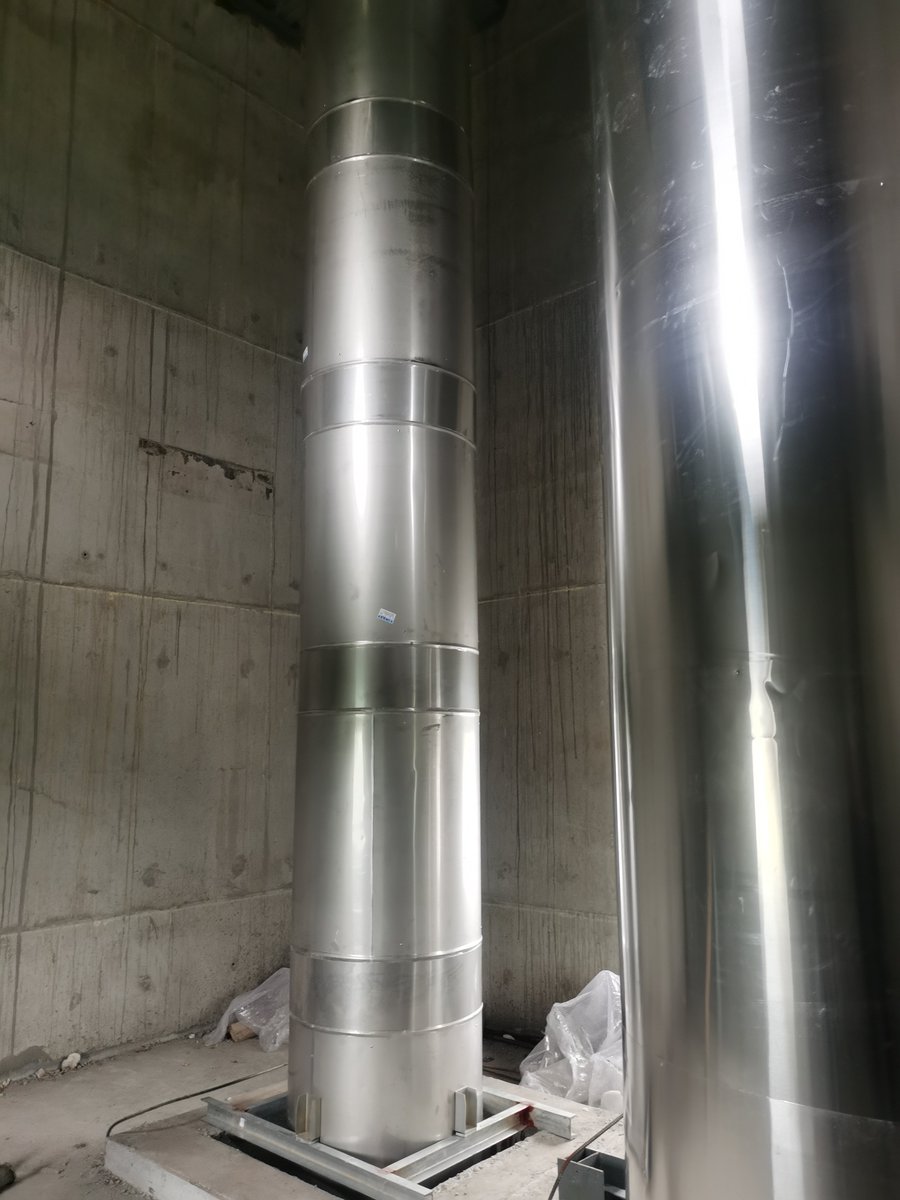 YbChimney's tweet photo. steel chimney stack used for thermal power plant, waste to energy power plant. Insulation cotton et.
Steel stack which can be used in Concreat chimney inside liner.
#HRSG #IndustrialChimney #ESP #CoolingTowers #ACC #SteelStack #environment #cleanenergy https://t.co/G0H19fTQ3p