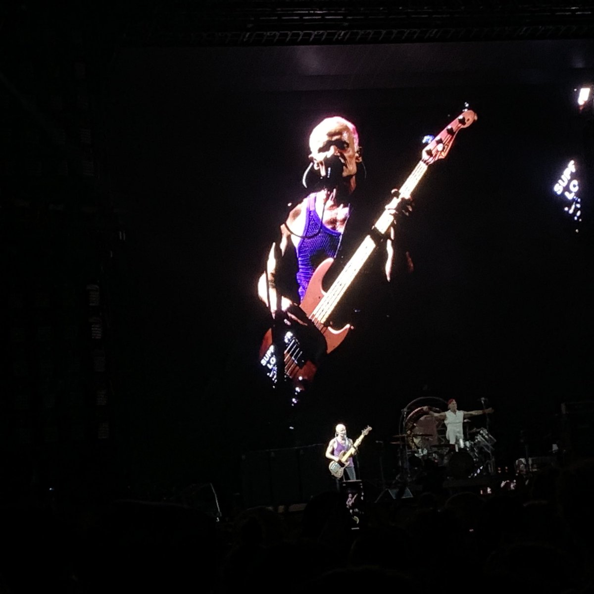 ivettglz's tweet photo. @flea333 i will always love you. But @ChiliPeppers you broke my heart tonight. #ACLFest https://t.co/CUgaaJPYZg