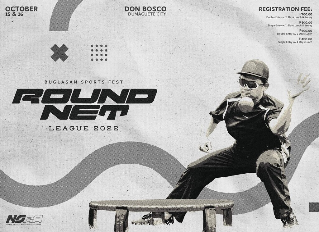 RoundnetPHIL's tweet photo. Join the "Buglasan Sports Fest Roundnet League 2022"

When: October 15-16, 2022
Where: St. Louis School - Don Bosco Football Field, Dumaguete, Negros Oriental
Who: Mens | Womens | Mixed Division
Hosted by: Negros Oriental Roundnet Association - NORA
Sanc… https://t.co/ibKHIy2TaY https://t.co/cAE5u9Frmy