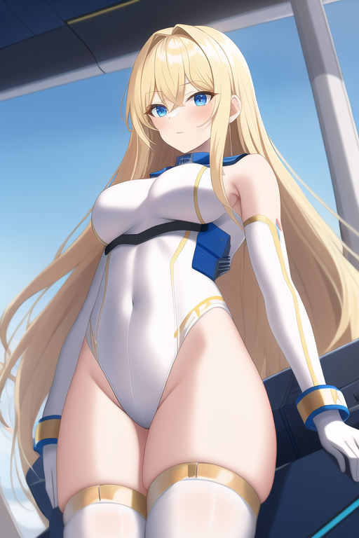 画像,宇宙船に配備された金髪美少女 https://t.co/Y9KIy6QFkJ。