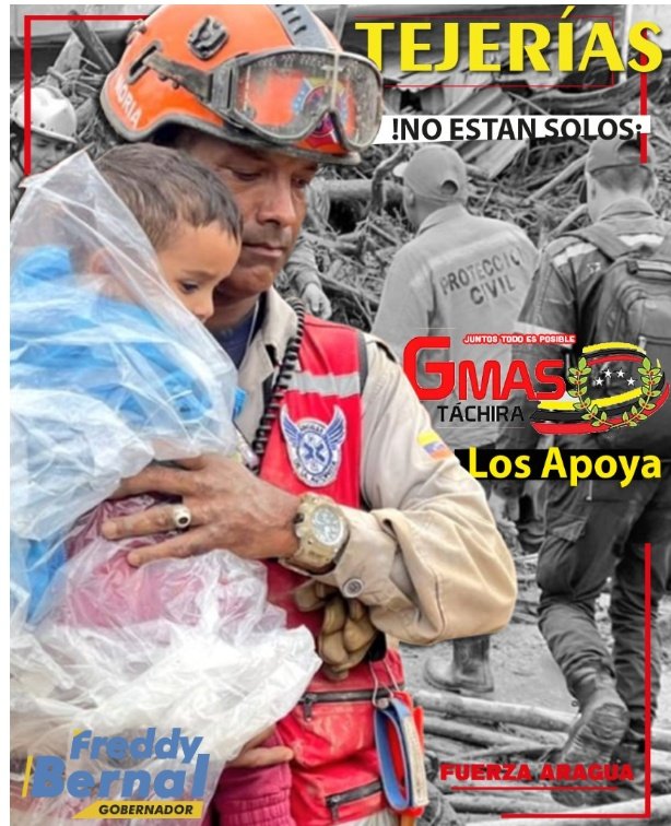Desde la @tachira_gmas en nombre de todo el personal, nos unimos solidariamente a las palabras de nuestro Gob. <a href="/FreddyBernal/">Freddy Bernal</a> por el dolor del pueblo de #Tejerias y exhortamos a los #Clap del #Táchira a apoyar a nuestros hermanos 
¡No están Solos!
#TejeriasNecesitaAyuda