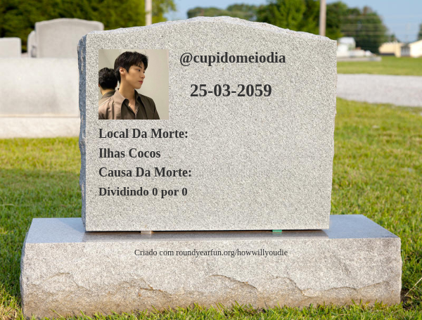 Isso é como e quando vou morrer funaroundy.click/howwillyoudie?…

⠀