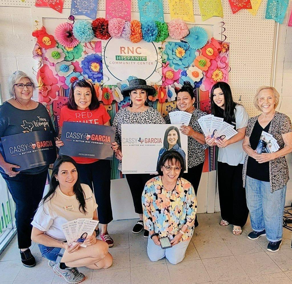 christinaireneh's tweet photo. SIX wonderful @GOP events in 4 days to support @MayraFlores2022 @CasandraLGarcia and @monica4congress 🎉🇺🇸 

South Texas is ready for the Triple Threat to represent them in Congress!  #LeadRight #RGV https://t.co/t8XqiYgM5h