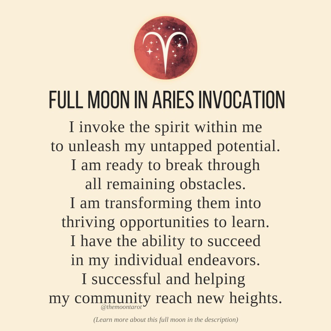 themoontarot_'s tweet photo. Full Moon in Aries Invocation https://t.co/Tzxd9U3zmB