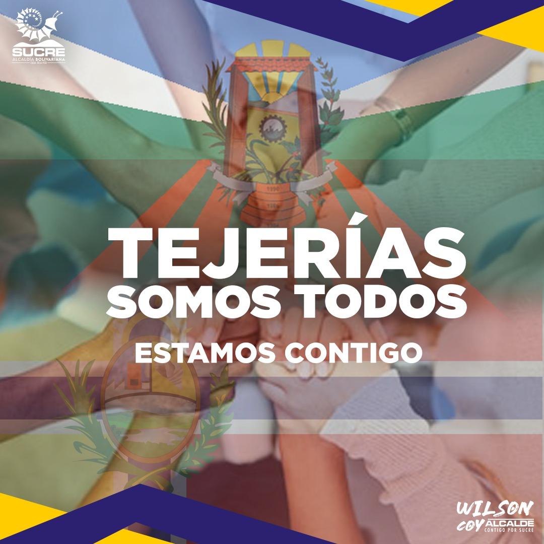 WILSONCOY's tweet photo. En nombre de nuestro municipio Sucre, enviamos un abrazo de solidaridad al pueblo de Las Tejerías en el municipio Santos Michelena, y nos unimos al duelo que embarga a las familias.

Nos ponemos a disposición de nuestra Gobernadora @Soykarinacarpio. https://t.co/KAnC5pdh1D