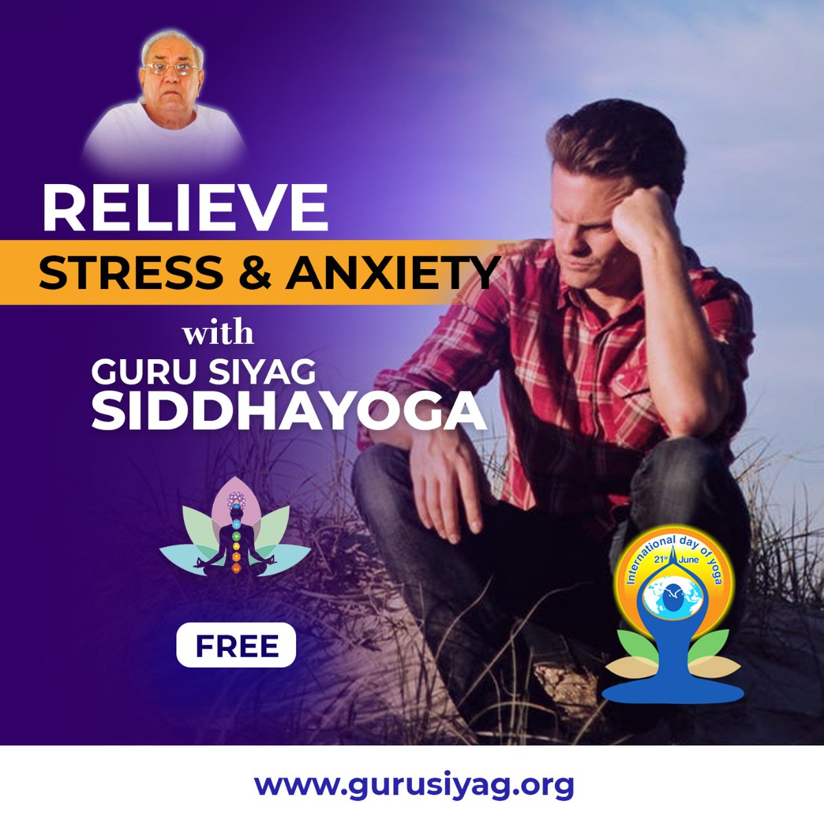 Practicing Siddhayoga taught by Kalki Avtaar Guru Siyag helps in Building skills to manage your stress which boost mental health.#worldmentalhealth4all