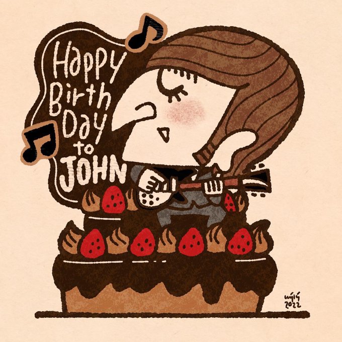 「JohnLennon」 illustration images(Latest))