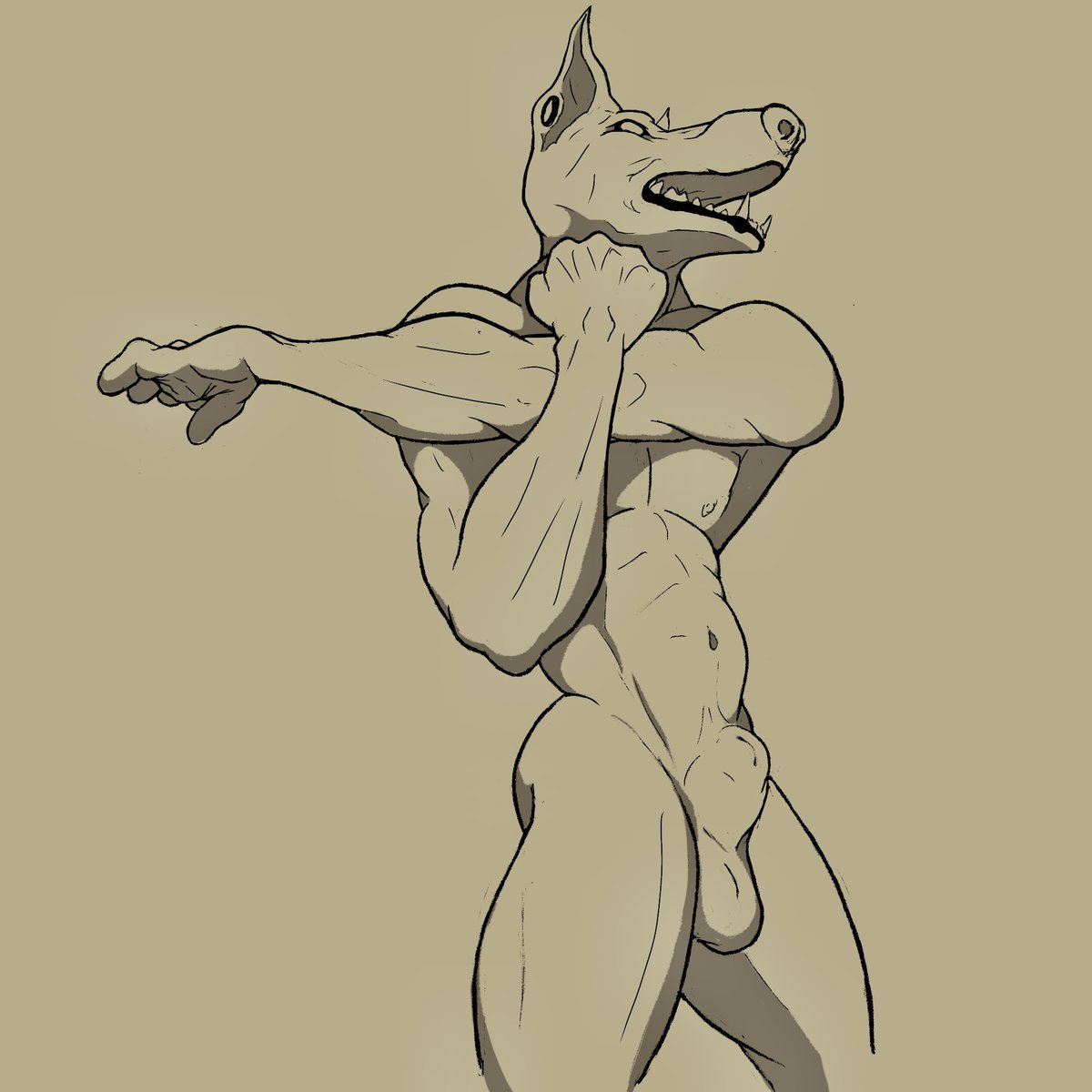 Big hoser. My werewolf is shaven.