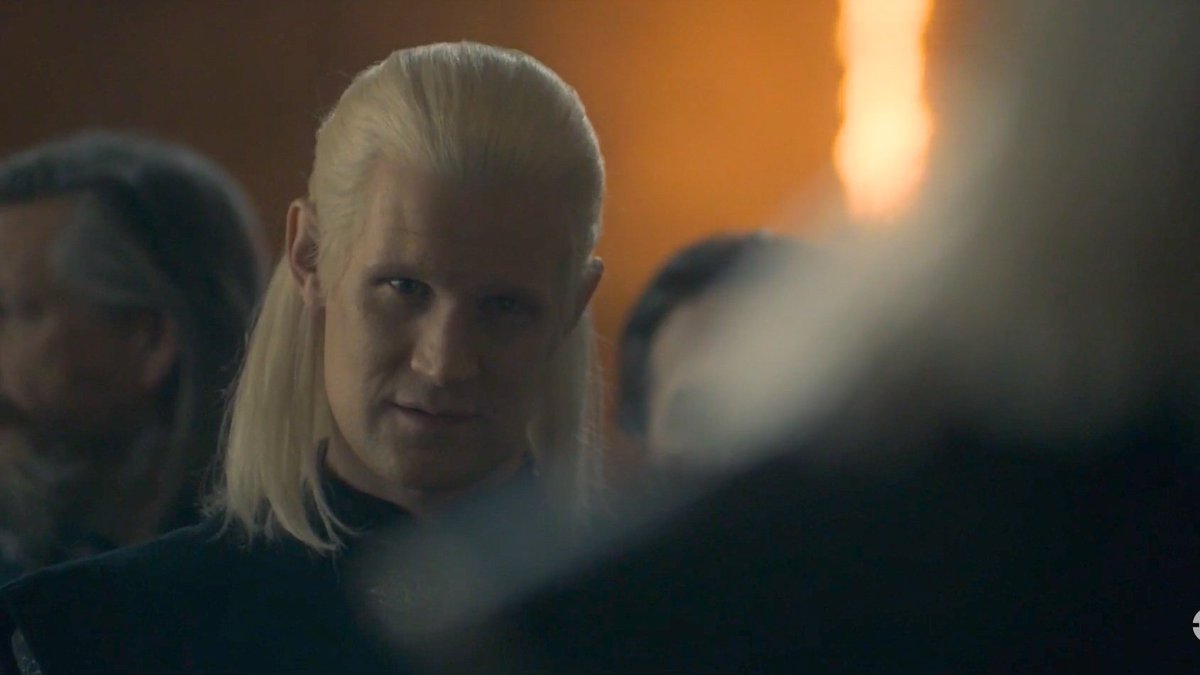Mayham_H's tweet photo. The way Daemon beheaded the man who called his wife a whore and his stepsons bastards, in front of the court, his family and the guards is peak daddy material!

#HouseOfTheDragon #HOTD https://t.co/aYYOqqxEP4