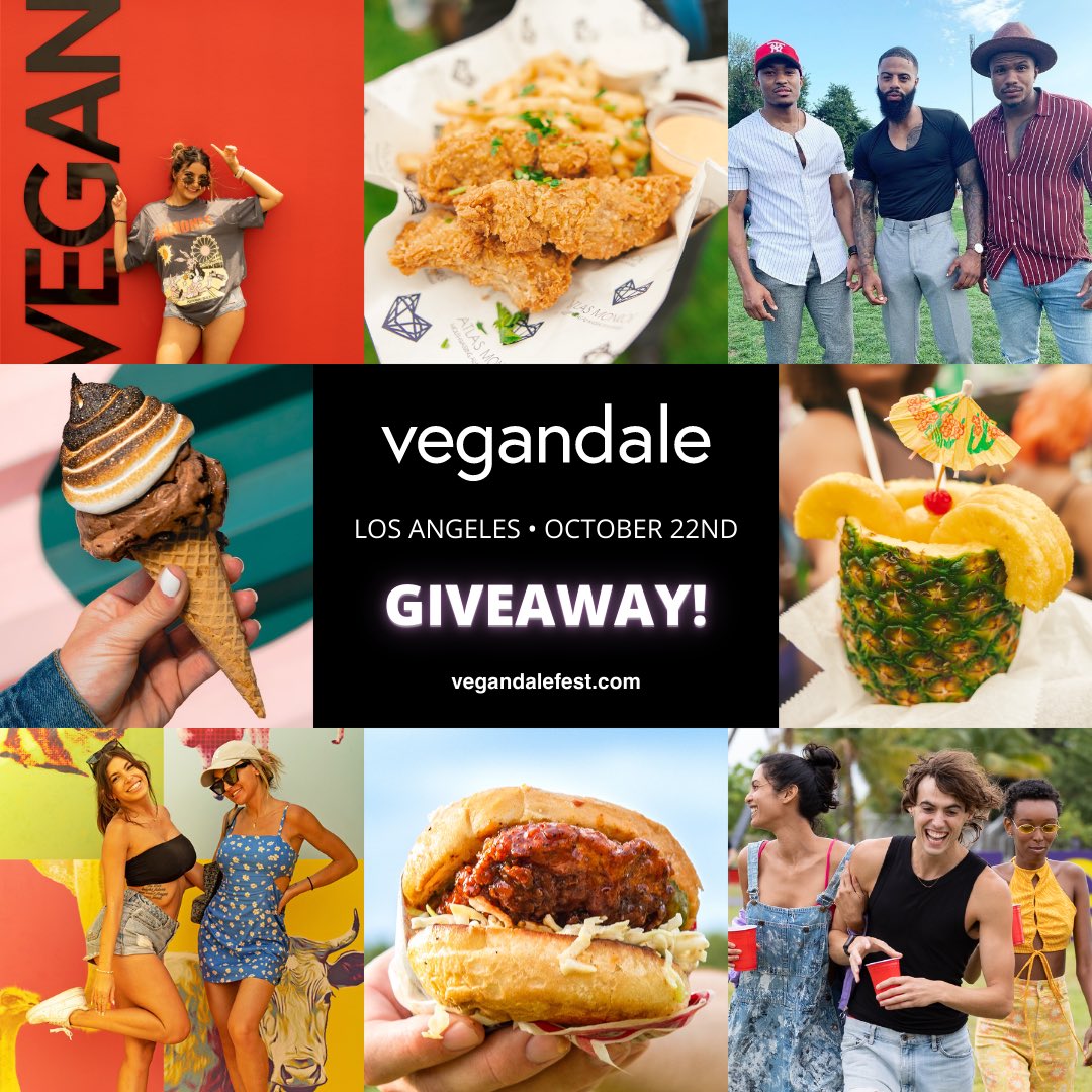 Giving out FREE tickets to @vegandale LA (OCT 22ND) to 5 lucky people on our instagram <a href="/LettuceFeastLA/">Lettuce Feast</a> ! Check it out!
