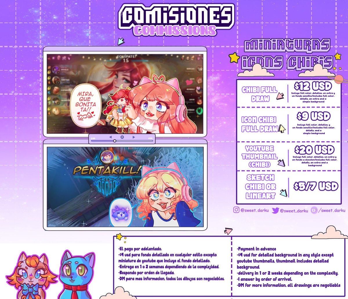 Sweet_Darku's tweet photo. Hi guys (*´˘`*)♡ I am selling commissions help me by sharing, any interest in a drawing can contact me in dm (っ'-')╮=͟͟͞͞💌

#Commission #commissionsopen #CommissionedArt #commissionart #artwork #fanart #ArtistOnTwitter #anime #Chibi #comic https://t.co/JL8uzpED6Q