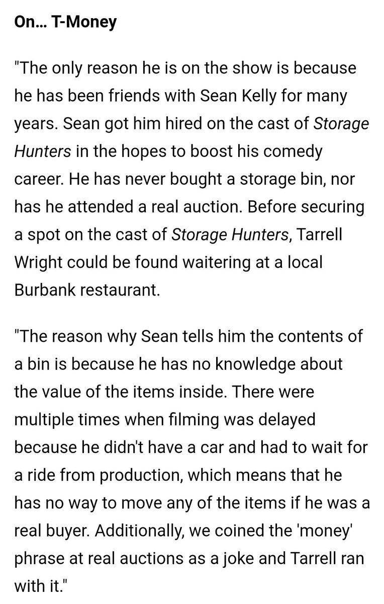 MrTonyMaurizio's tweet photo. Wow! Brandon cut the promo on T-Money. #StorageHunters @SeanKellyComedy @ComedianTmoney https://t.co/ZXFSiC4PlL