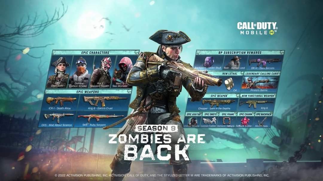 Pase de Batalla Temporada  Zombies are back 🔥

#codmobile #callofduty