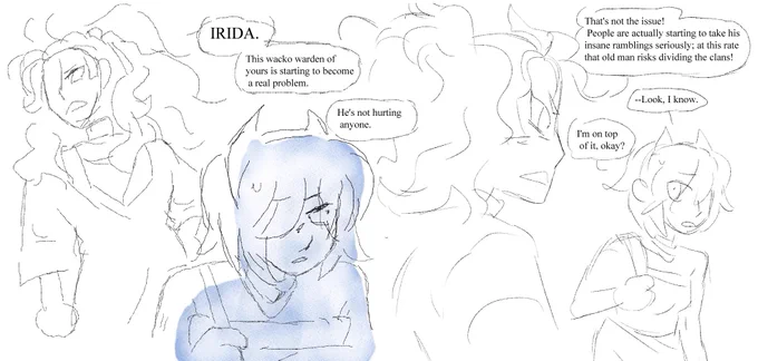 Another thinking things... Irida's probably one of the only people who's friends with Ingo enough to be worried about him 