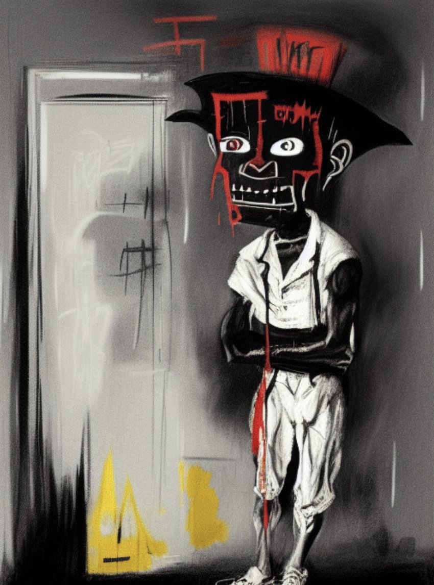 B.I.G. Basquiat Interchange Graphics 
by <a href="/jamilecavallero/">𝐉𝐂 | 𝟎𝟑:𝟎𝟑</a> 
Shown are 4/15 in the collection, these are🔥 
all animated gifs. Check'em 👇
objkt.com/collection/KT1…