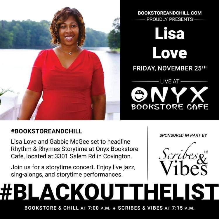scribesandvibes's tweet photo. 😍#StorytimeConcert, #LiveMusic, &amp; #SpokenWord at bookstores! Lisa Love &amp; Gabbie McGee set to headline #rhythmandrhymesstorytime at Onyx Bookstore on 11.25.22 | #lisalove1913 #gabbiemcgee #bookstoreandchill #blackbookstoretour #blackoutthelist - https://t.co/KVdUh0WUpv https://t.co/Pw9XRSmxOP