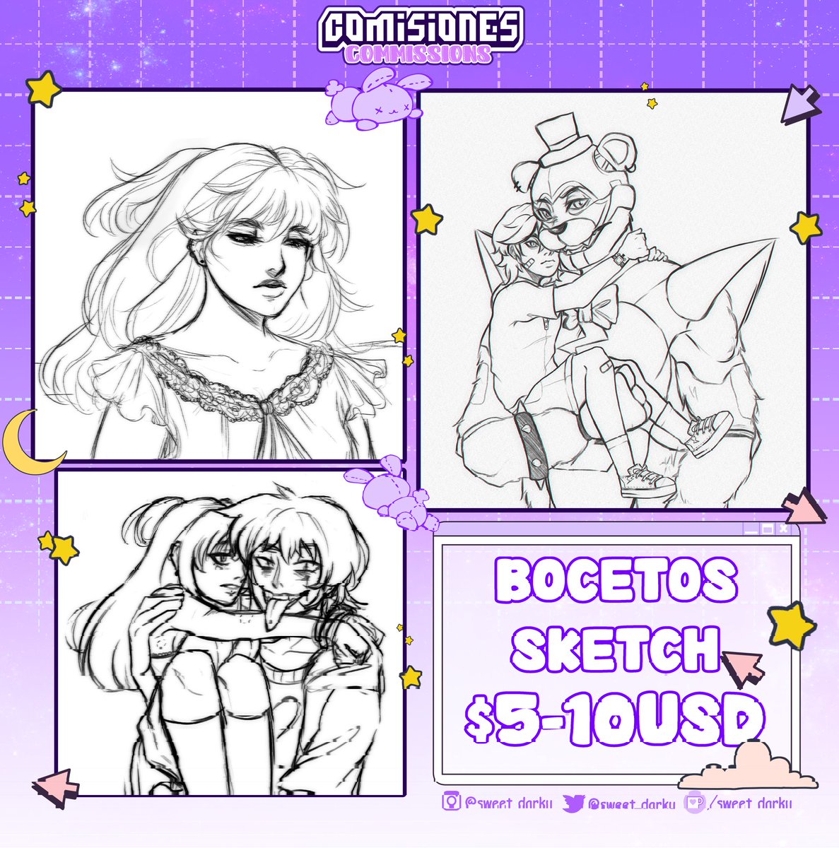 Sweet_Darku's tweet photo. Hi guys (*´˘`*)♡ I offer linearts and sketches on request, any information to DM ก₍⸍⸌̣ʷ̣̫⸍̣⸌₎ค

#Commission #commissionsopen #CommissionedArt #commissionart #artwork #fanart #ArtistOnTwitter #anime #lineart #sketch https://t.co/0a2m64cZwO