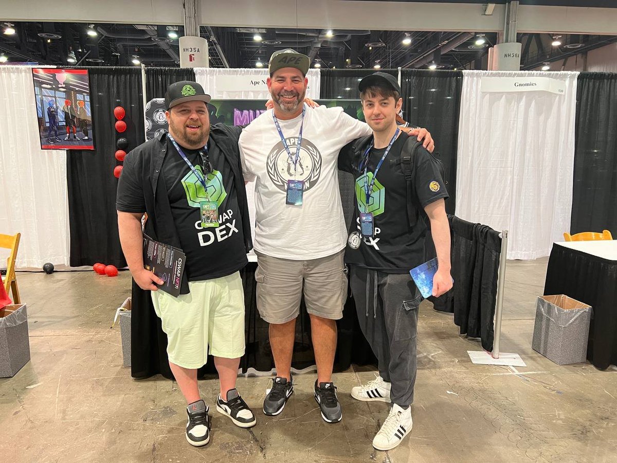 CswapDEX's tweet photo. Had a great chat with @JRodsCrypto from @Ape_NationNFT! 🔥🔥 https://t.co/NkwFGE0U0G