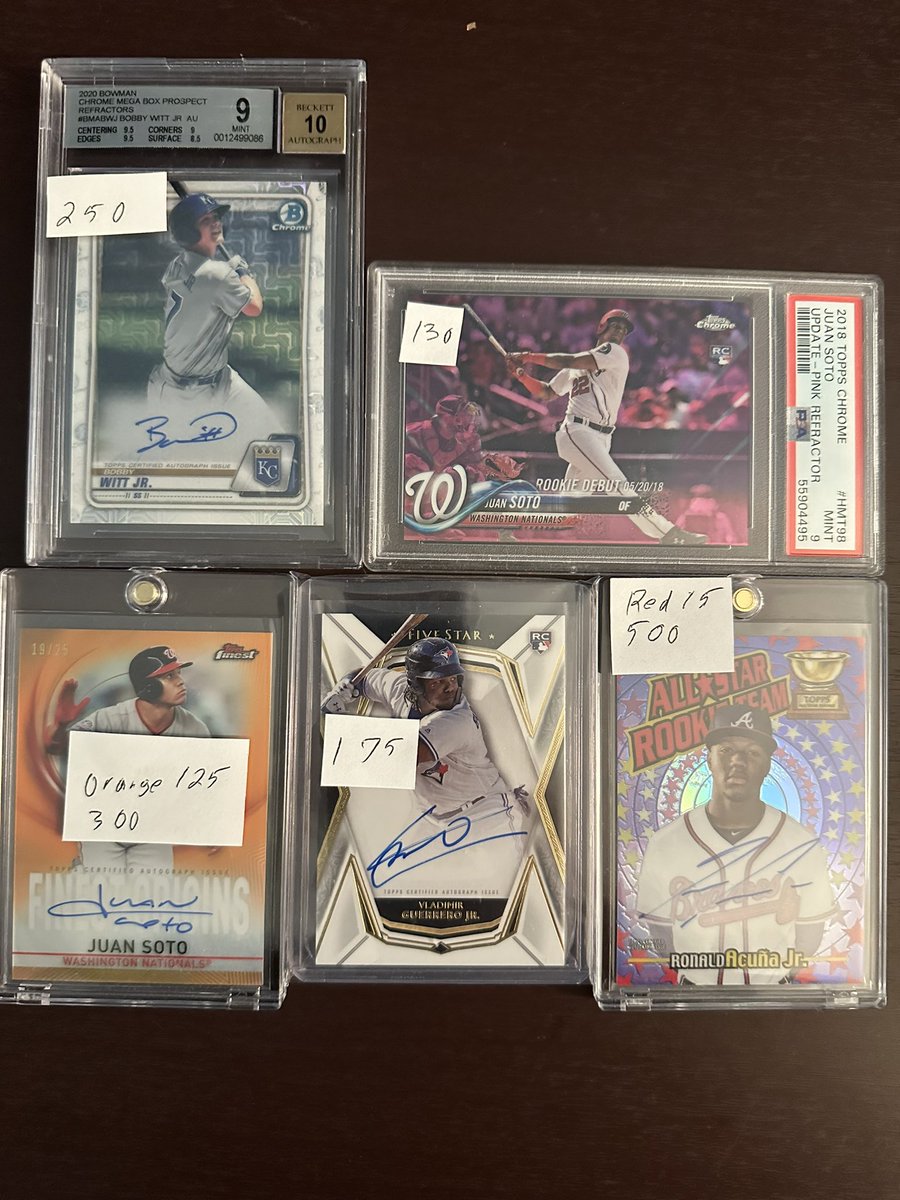 everlastingitch's tweet photo. Shipping BMWT, flat $4 regardless of order size. 
Prices are posted as net/FF, for GS please add fees. 

DM offers and requests for any additional pics.  No trades at this time, sorry. 

@CardPurchaser @CardNetwrk @TheHobby247 @Hobby_Connector @HobbyConnector https://t.co/8oatrUhRjO