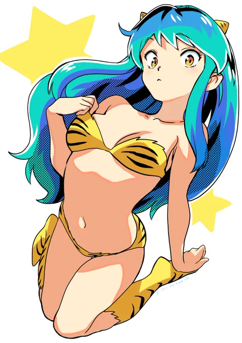 (修正版)令和版アニメデザインに寄せたラムちゃん 